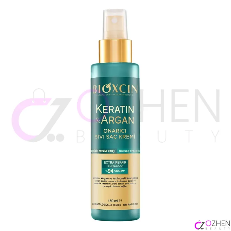 اسپری نرم و ترمیم کننده مو کراتین و آرگان بیوکسین 150 میل 8680512631620