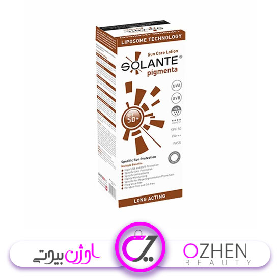 لوسیون ضد آفتاب بدن سولانته SPF 50+ حجم 150 میل 8699278480144