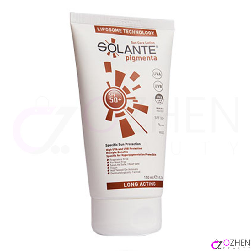 لوسیون ضد آفتاب بدن سولانته SPF 50+ حجم 150 میل 8699278480144