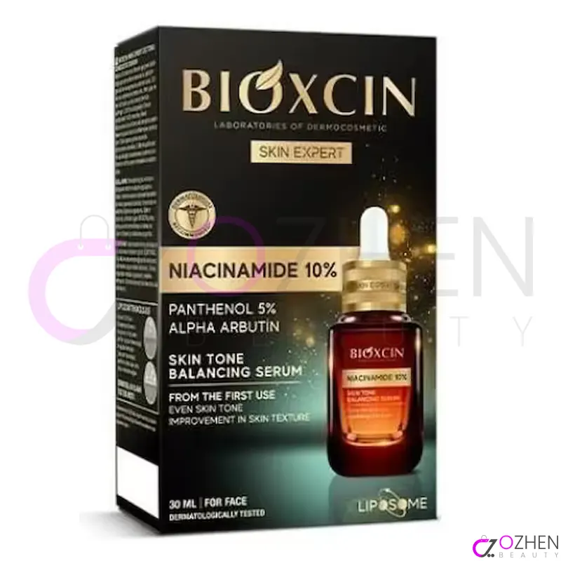 سرم روشن کننده نیاسینامید 10% بیوکسین 30 میل 8680512634546