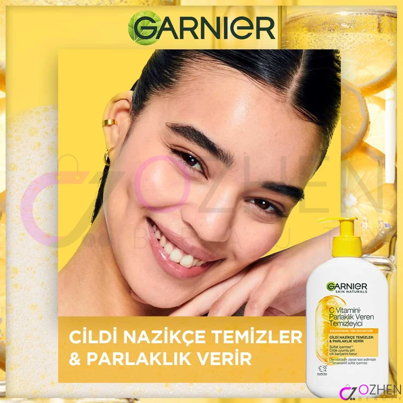 ژل شستشوی صورت ویتامین سی فاقد سولفات گارنیر 250 میل 3600542586078