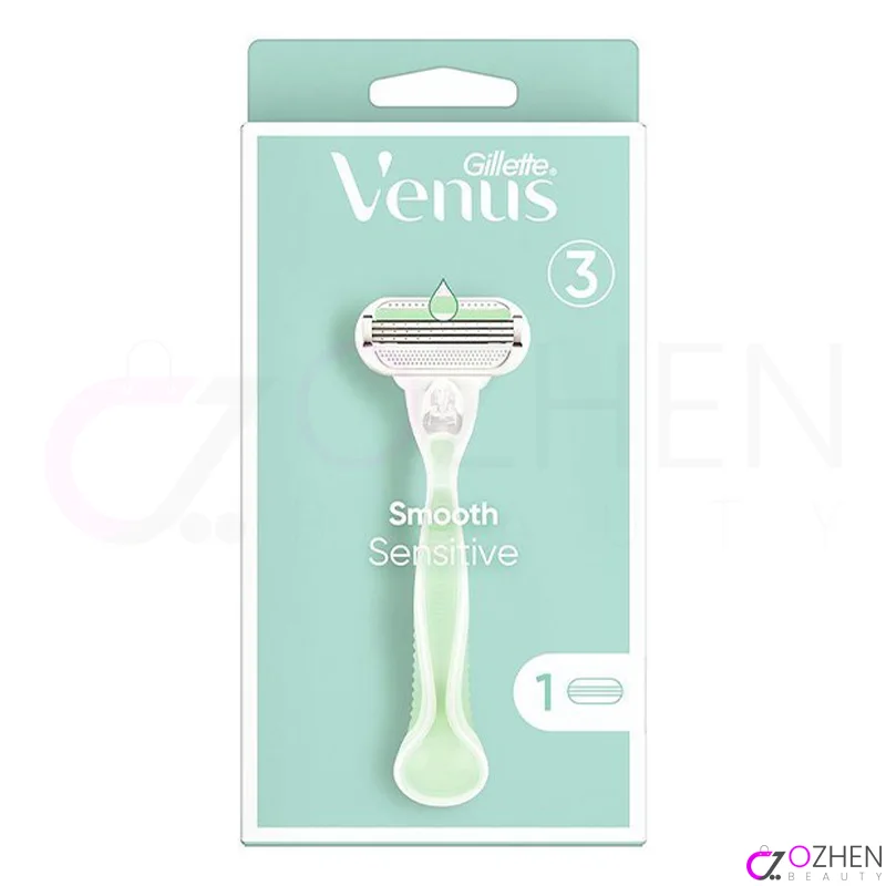 تیغ اصلاح زنانه ژیلت مدل ونوس smooth sensitive تک یدک 7702018567706