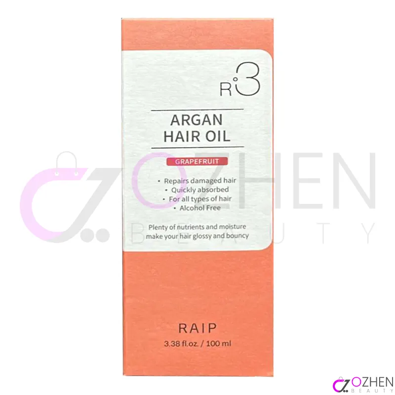 روغن مو آرگان نرم و مرطوب کننده ریپ Raip رایحه Grapefruit حجم 100 میل 8809529880795