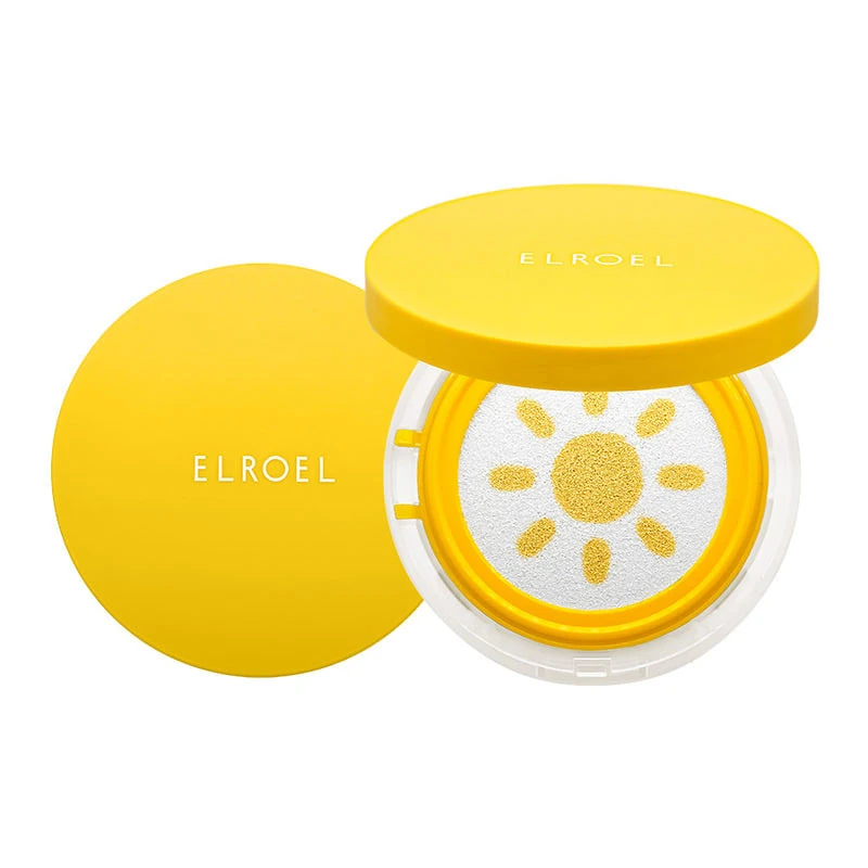 کوشن ضدآفتاب ال رو ال ELROEL – Pang Pang Yellow Sun Cushion Plus