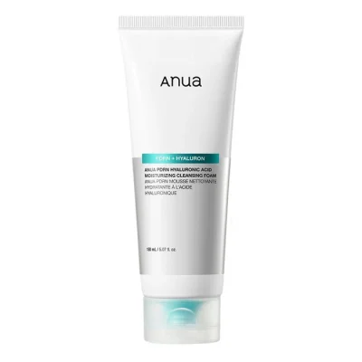 فوم شستشو آبرسان و ترمیم‌کننده پوست آنوا مدل Pdrn Hyaluronic Acid Moisturizing Cleansing Foam حجم 150 میل