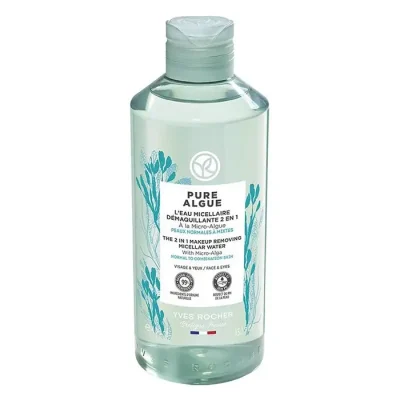 میسلار واتر پاک کننده آرایش 2 در1 ایوروشه مدل Pure Algue حجم 400 میل