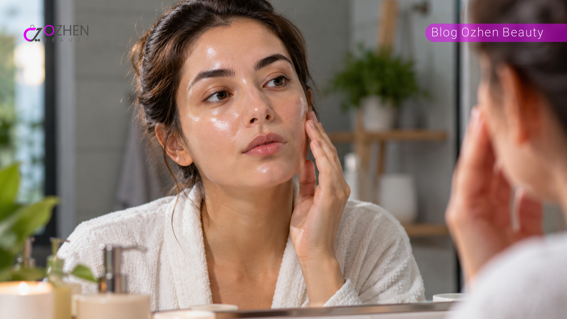 چرا صورت بعد از شستشو تمیز است اما چند ساعت بعد برق میزند؟