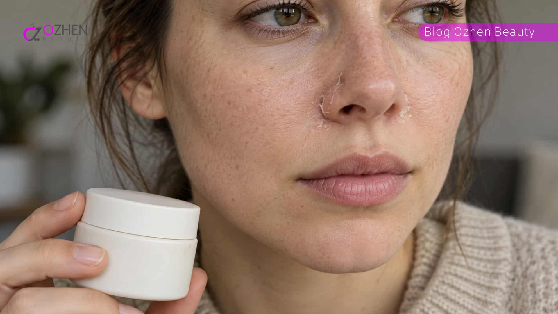 چرا اطراف بینی پوسته پوسته میشود؟