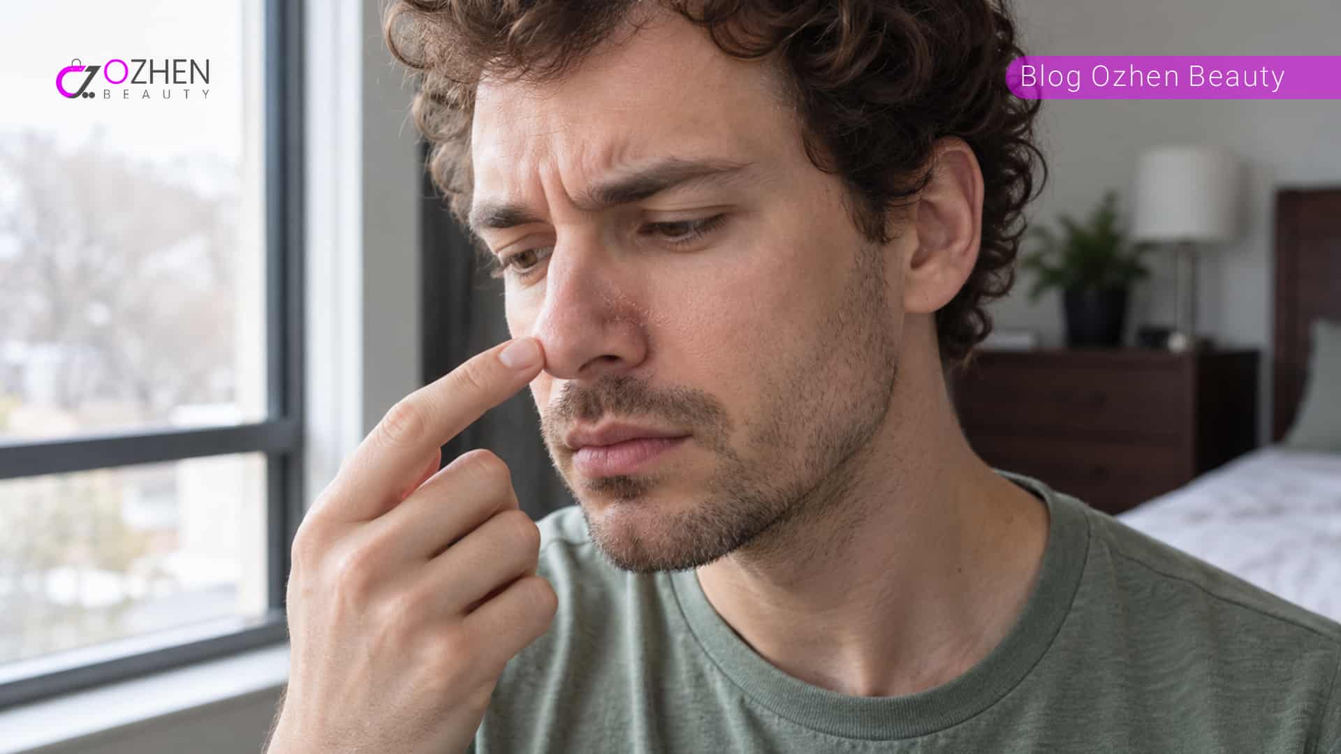چرا اطراف بینی پوسته پوسته میشود؟